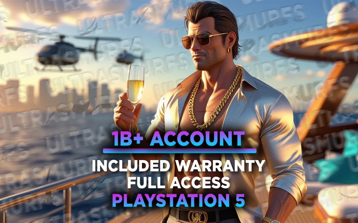 【PS5】1 Billion+ Cash Account
